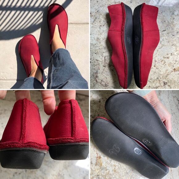 NWOT LOINTS Holland $130 Turbo Twisk Red Sustainable Comfort Shoe 36 5.5-6 - Picture 1 of 13